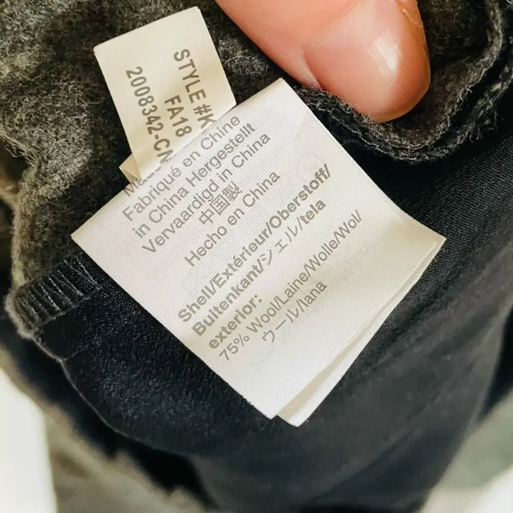 J. Crew grey striped